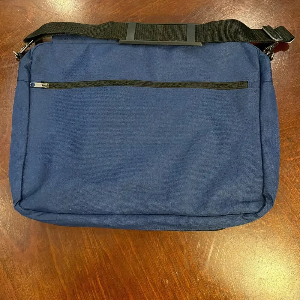 Travel Crossbody Laptop School Bag Royal Blue - See Description